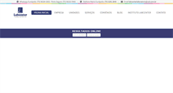 Desktop Screenshot of labcenterlaboratorio.com.br